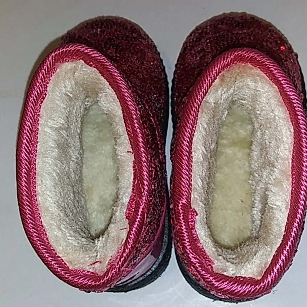 Girls Winter Sequined Boots Size 5.5